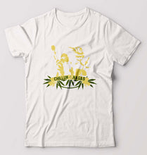 Load image into Gallery viewer, Chillam Weed T-Shirt for Men-S(38 Inches)-White-Ektarfa.online
