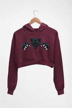 Load image into Gallery viewer, Black Panther Crop HOODIE FOR WOMEN
