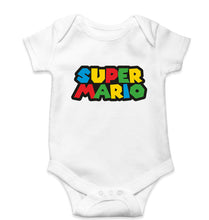 Load image into Gallery viewer, Super Mario Kids Romper For Baby Boy/Girl-0-5 Months(18 Inches)-White-Ektarfa.online
