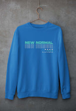 Load image into Gallery viewer, Corona New Normal Unisex Sweatshirt for Men/Women-S(40 Inches)-Royal Blue-Ektarfa.online
