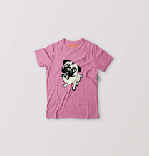 Load image into Gallery viewer, Pug Dog Kids T-Shirt for Boy/Girl-0-1 Year(20 Inches)-Pink-Ektarfa.online
