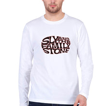 Load image into Gallery viewer, Sly and the Family Stone Full Sleeves T-Shirt for Men-White-Ektarfa.online
