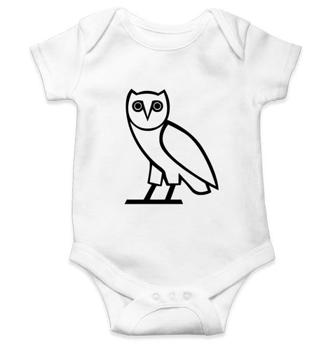 Ovo Kids Romper For Baby Boy/Girl-0-5 Months(18 Inches)-White-Ektarfa.online