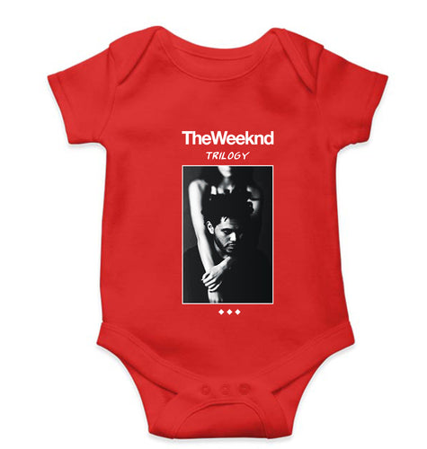 The Weeknd Trilogy Kids Romper For Baby Boy/Girl-0-5 Months(18 Inches)-Red-Ektarfa.online