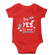 Load image into Gallery viewer, Travel Adventures Kids Romper For Baby Boy/Girl-0-5 Months(18 Inches)-RED-Ektarfa.online
