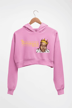 Load image into Gallery viewer, The Notorious B.I.G Crop HOODIE FOR WOMEN-Light Baby Pink-Ektarfa.online
