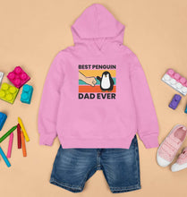 Load image into Gallery viewer, Penguin Dad Kids Hoodie for Boy/Girl-Light Baby Pink-Ektarfa.online
