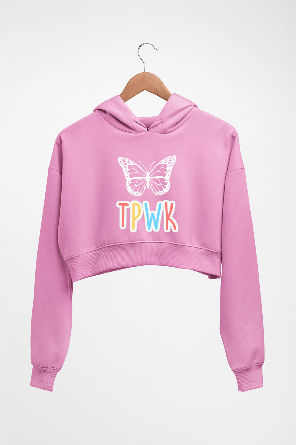 Harry Styles TPWK Crop HOODIE FOR WOMEN-Light Baby Pink-Ektarfa.online