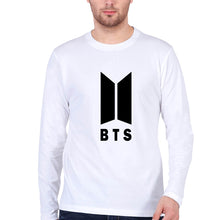 Load image into Gallery viewer, BTS Full Sleeves T-Shirt for Men-White-Ektarfa.online
