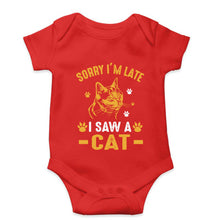 Load image into Gallery viewer, Cat Lover Kids Romper For Baby Boy/Girl-Red-Ektarfa.online
