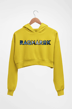 Load image into Gallery viewer, Ragnarok Crop HOODIE FOR WOMEN-Mustard Yellow-Ektarfa.online
