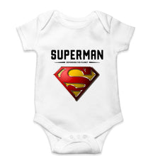 Load image into Gallery viewer, Superman Superhero Kids Romper For Baby Boy/Girl-0-5 Months(18 Inches)-White-Ektarfa.online
