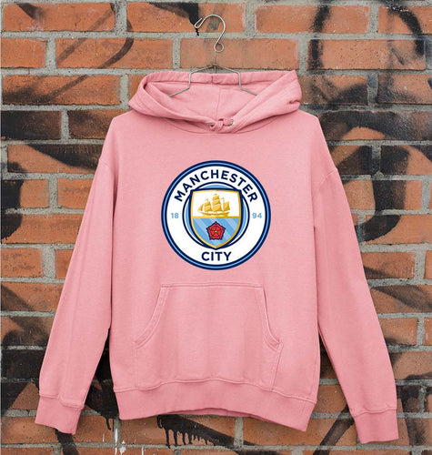 Manchester City Unisex Hoodie for Men/Women-S(40 Inches)-Light Baby Pink-Ektarfa.online
