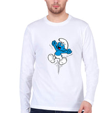 Load image into Gallery viewer, The Smurfs Full Sleeves T-Shirt for Men-White-Ektarfa.online

