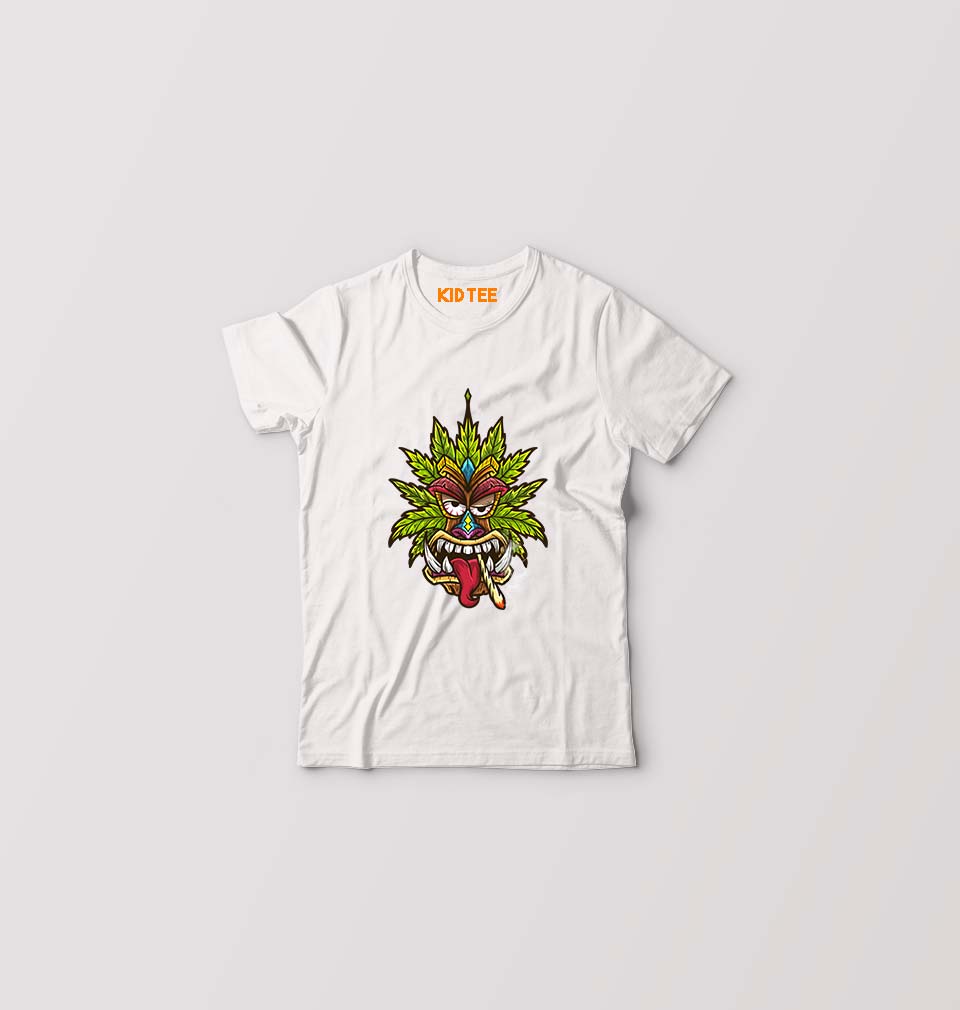 Tiki Joint Kids T-Shirt for Boy/Girl-White-Ektarfa.online