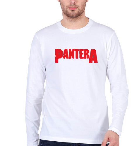 Pantera Full Sleeves T-Shirt for Men-White-Ektarfa.online
