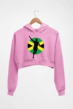 Load image into Gallery viewer, Usain Bolt Crop HOODIE FOR WOMEN-Light Baby Pink-Ektarfa.online

