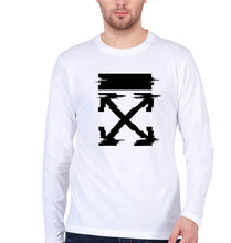 Load image into Gallery viewer, Off White Tee Full Sleeves T-Shirt for Men-White-Ektarfa.online
