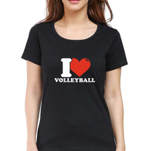 Load image into Gallery viewer, I Love Volleyball T-Shirt for Women
