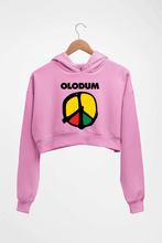 Load image into Gallery viewer, Olodum Crop HOODIE FOR WOMEN-Light Baby Pink-Ektarfa.online
