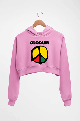 Olodum Crop HOODIE FOR WOMEN-Light Baby Pink-Ektarfa.online