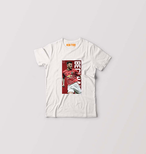 David Beckham Kids T-Shirt for Boy/Girl-White-Ektarfa.online