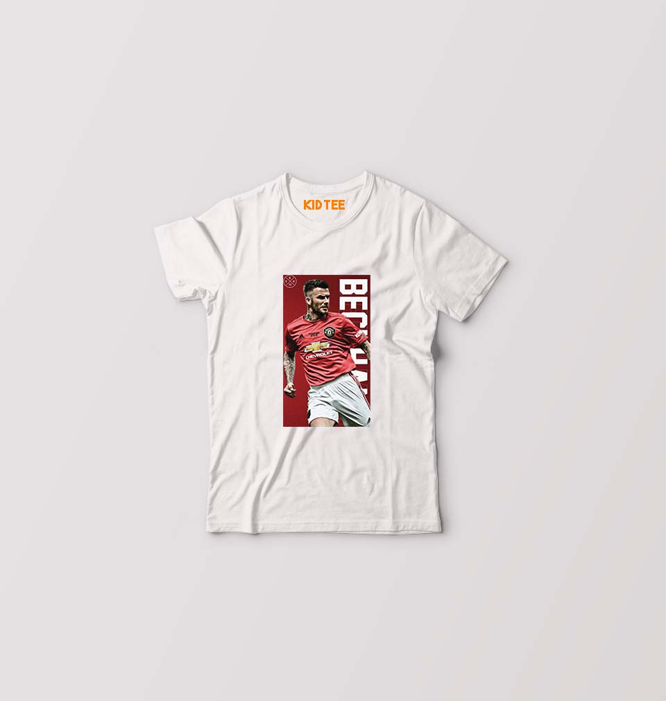 David Beckham Kids T-Shirt for Boy/Girl-White-Ektarfa.online