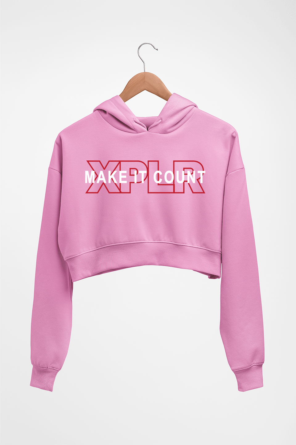 XPLR Crop HOODIE FOR WOMEN –