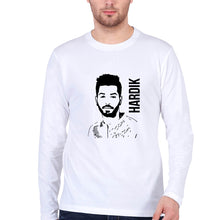 Load image into Gallery viewer, Hardik Pandya Full Sleeves T-Shirt for Men-White-Ektarfa.online
