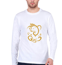 Load image into Gallery viewer, Ganpati JI(Ganesh) Full Sleeves T-Shirt for Men-White-Ektarfa.online
