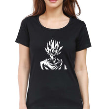 Load image into Gallery viewer, Anime Goku T-Shirt for Women-XS(32 Inches)-Black-Ektarfa.online
