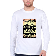 Load image into Gallery viewer, Deep Purple Full Sleeves T-Shirt for Men-White-Ektarfa.online
