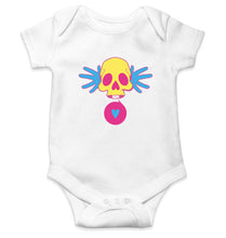 Load image into Gallery viewer, Cartoon Skull Kids Romper For Baby Boy/Girl-0-5 Months(18 Inches)-White-Ektarfa.online
