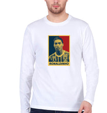 Load image into Gallery viewer, Ronaldinho Full Sleeves T-Shirt for Men-White-Ektarfa.online
