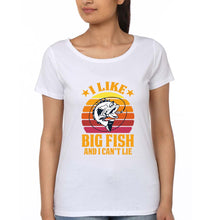 Load image into Gallery viewer, Fishing T-Shirt for Women-White-Ektarfa.online
