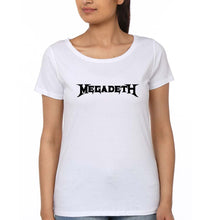 Load image into Gallery viewer, Megadeth T-Shirt for Women-White-Ektarfa.online
