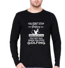 Load image into Gallery viewer, Golf Full Sleeves T-Shirt for Men-Black-Ektarfa.online
