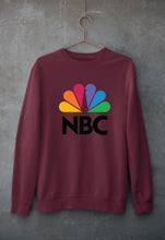 Load image into Gallery viewer, NBC Unisex Sweatshirt for Men/Women-S(40 Inches)-Maroon-Ektarfa.online
