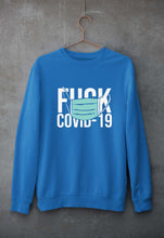 Load image into Gallery viewer, Fuck Covid Unisex Sweatshirt for Men/Women-Royal Blue-Ektarfa.online
