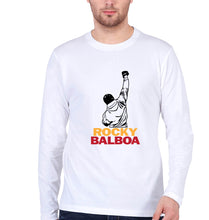 Load image into Gallery viewer, Rocky Balboa Full Sleeves T-Shirt for Men-White-Ektarfa.online
