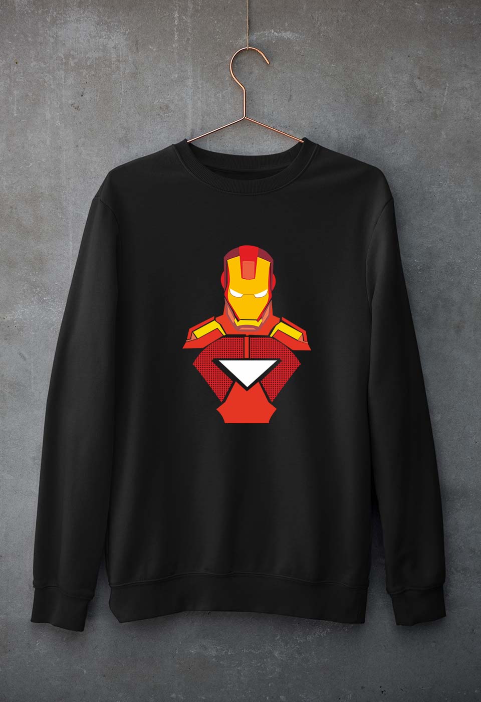 Iron Man Unisex Sweatshirt for Men/Women-Black-Ektarfa.online
