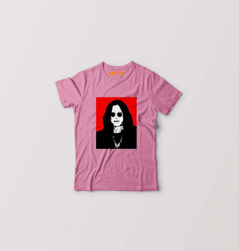 Ozzy Osbourne Kids T-Shirt for Boy/Girl-Pink-Ektarfa.online