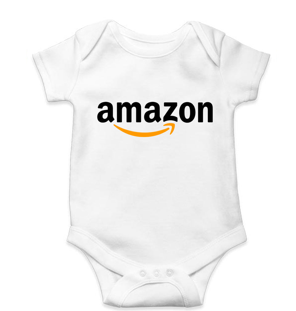 Amazon Kids Romper For Baby Boy/Girl-0-5 Months(18 Inches)-White-Ektarfa.online