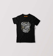 Load image into Gallery viewer, Rock and Roll Kids T-Shirt for Boy/Girl-Black-Ektarfa.online
