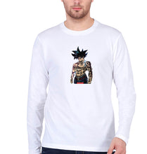 Load image into Gallery viewer, Goku Full Sleeves T-Shirt for Men-White-Ektarfa.online
