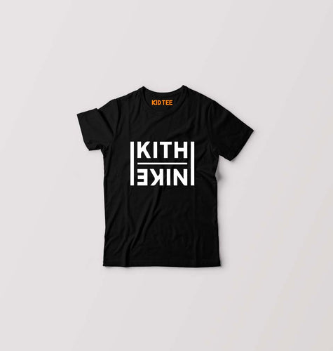 Kith Kids T-Shirt for Boy/Girl-Black-Ektarfa.online