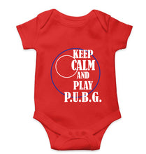 Load image into Gallery viewer, PUBG Keep Calm And Play Pubg Kids Romper For Baby Boy/Girl-0-5 Months(18 Inches)-Red-Ektarfa.online
