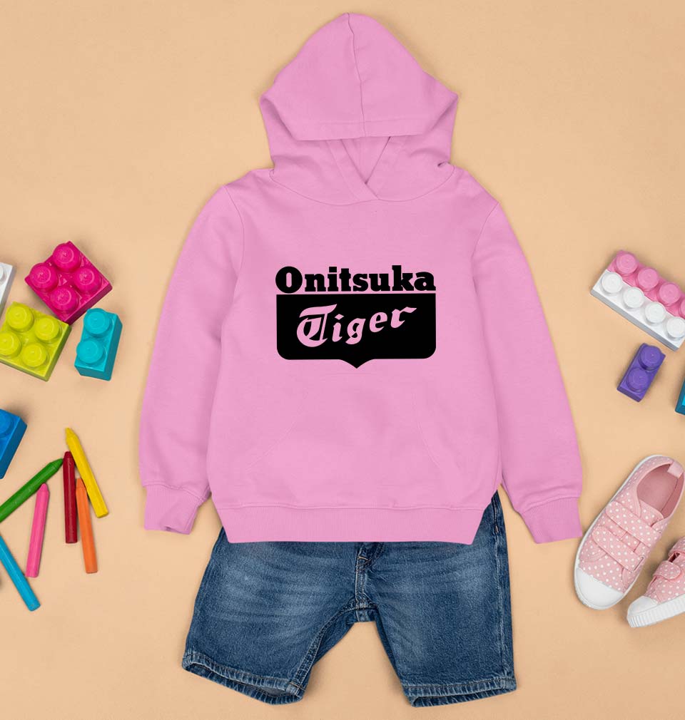 Onitsuka Tiger Kids Hoodie for Boy/Girl-Light Baby Pink-Ektarfa.online