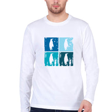 Load image into Gallery viewer, Penguins Full Sleeves T-Shirt for Men-White-Ektarfa.online
