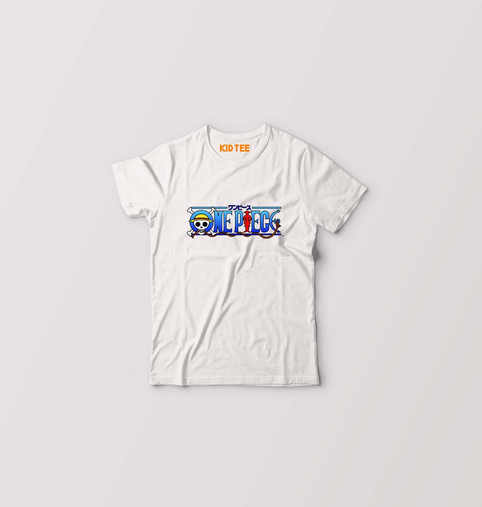 One Piece Kids T-Shirt for Boy/Girl-0-1 Year(20 Inches)-White-Ektarfa.online
